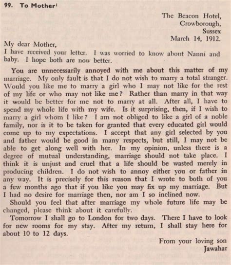 21-Year-Old Pt Nehru’s Letters Convincing His Parents Not To Get Him ...