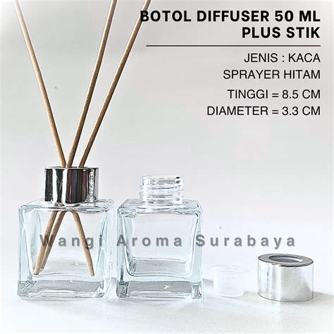 Jual Botol Reed Diffuser Ml Kaca Bening Botol Kaca Reed Diffuser