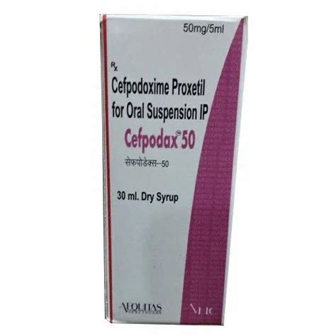 Cefpodoxime Proxetil Oral Suspension Packaging Type Bottle At Rs 25