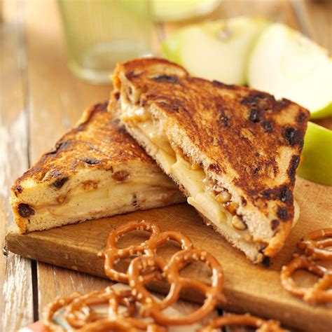 Cinnamon Apple Grilled Cheese Recipe Taste Of Home