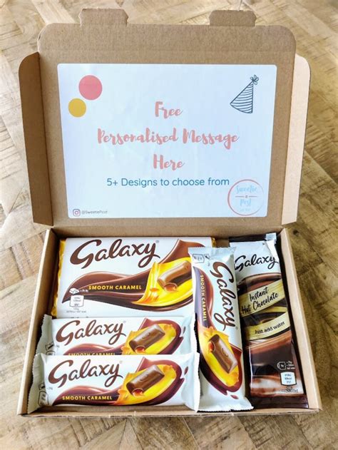 Galaxy Chocolate T Box Handmade Galaxy Hamper Galaxy Etsy Uk