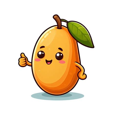 Premium Photo | Mango cartoon character