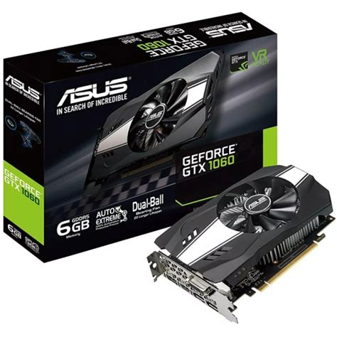 Placa De Vídeo Asus Geforce Gtx 1060 Dual 6gb Gddr5 192 Bits R 1 734