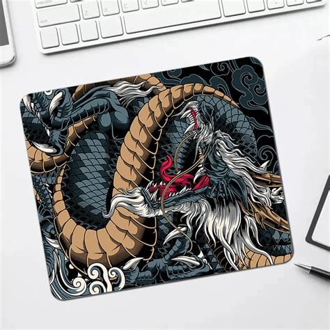 Drag O Mousepad Para Computador Peixe Tai Chi Pequeno Tapete De Rato