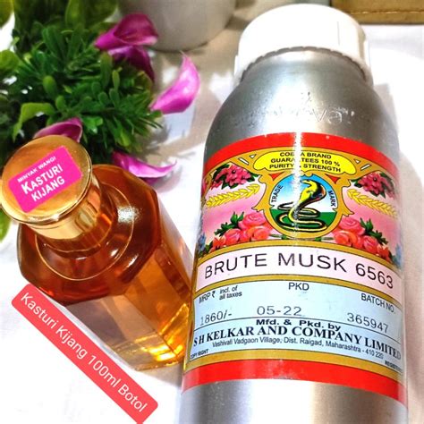 Minyak Wangi Kasturi Kijang Asli Pekat Grade A Brute Musk6563 Jenama