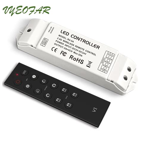 Ltech V Led Strip Dimmer V Wireless Remote Dimming Controller R A