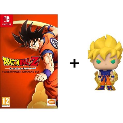 Pack DBZ Dragon Ball Z Kakarot Jeu Switch Figurine Funko Pop