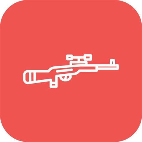 Premium Vector Sniper Rifle Vector Illustration