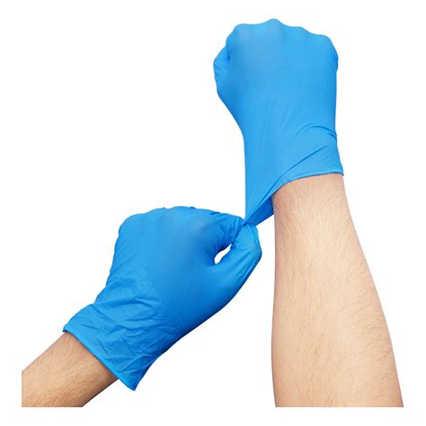 China Wholesale Smooth Touch Vinyl Glove Powder Free Finger Blue