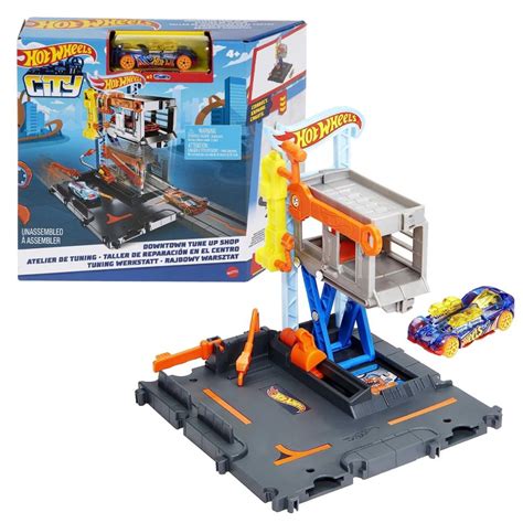 Pista City Estacao De Reparos Hot Wheels Mattel Hdr Shopee Brasil