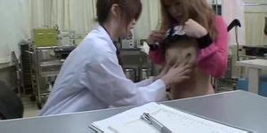 Brunette Jap Girl Dicked With A Dildo During Gyno Exam Porn Videos