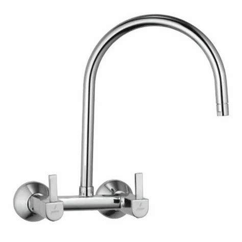 Stainless Steel Double Handle Jaquar DRC CHR 37309 Sink Mixer For