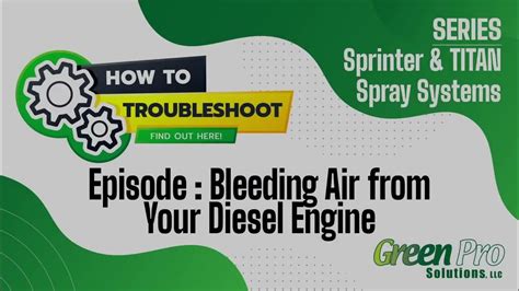 Bleeding Air From Your Diesel Engine How To Troubleshoot Youtube