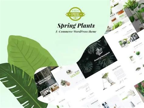 SPRING PLANTS GARDENING HOUSEPLANTS WORDPRESS THEME 3 0 TeeTemplates