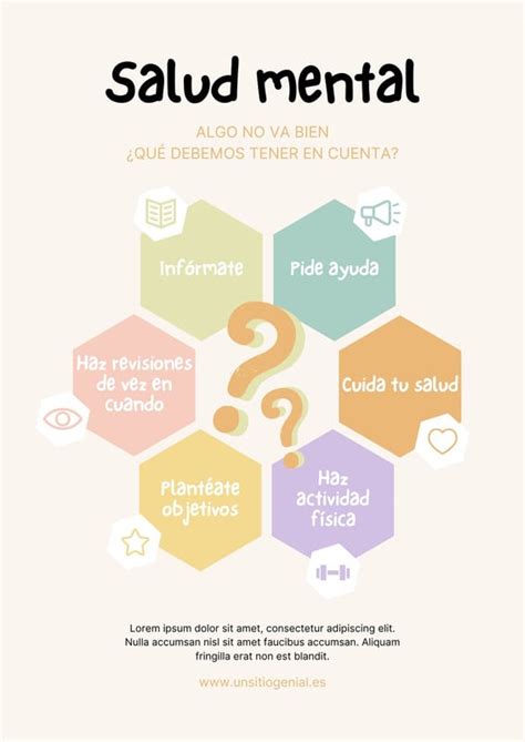 Plantillas De Carteles De Salud Mental Gratis Canva