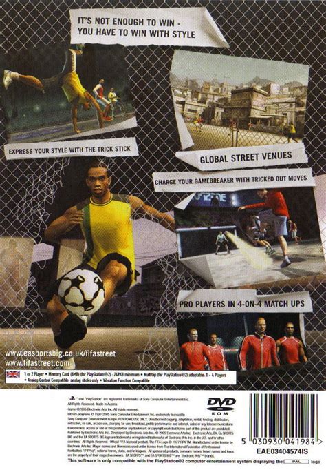 Fifa Street Boxarts For Sony Playstation The Video Games Museum