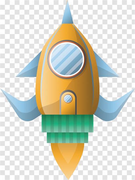 Rocket Illustration - Cartoon - Ship Transparent PNG