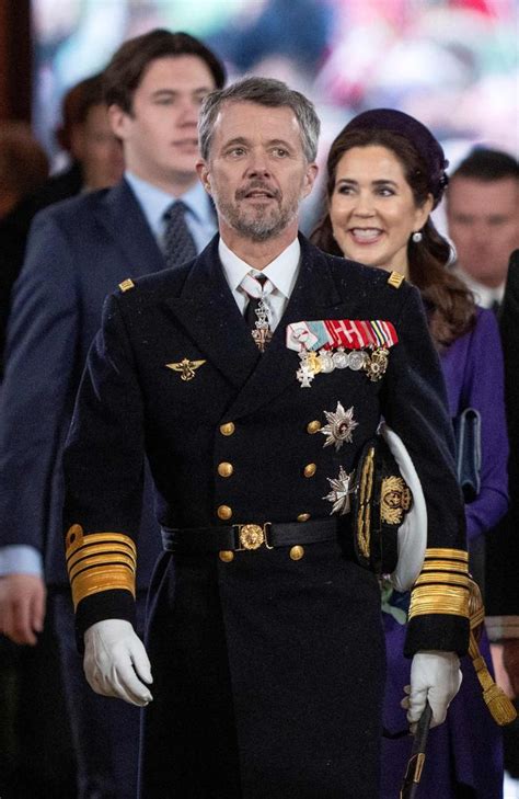 King Frederik and Queen Mary of Denmark attend first Sunday service as ...