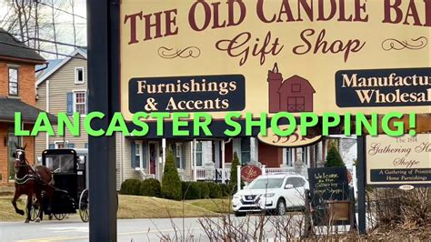 The Old Candle Barn Gift Shop Lancaster Shopping Intercourse