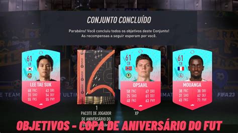 FIFA 23 OBJETIVOS COPA DE ANIVERSÁRIO DO FUT FUTFIFA YouTube