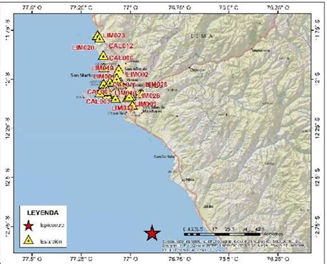 Acelerogramas Del Sismo De Lima Del 22 De Marzo De 2019 REDACIS CISMID