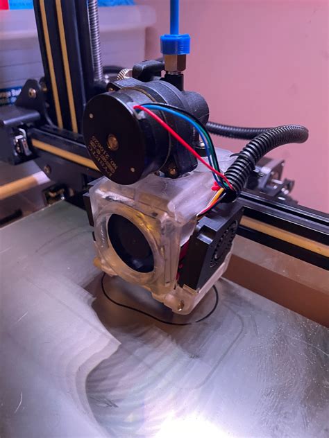 Direct Drive Ender Orbiter Extruder Mount And Dual Blower Shroud By