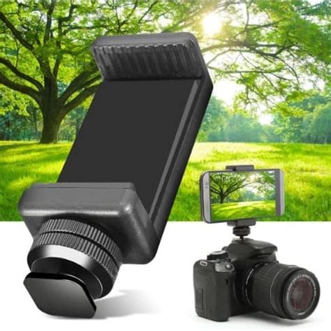 Jual Flash Hot Shoe Screw Adapter Mount Kamera Slr Phone Holder Clip Hp Shopee Indonesia