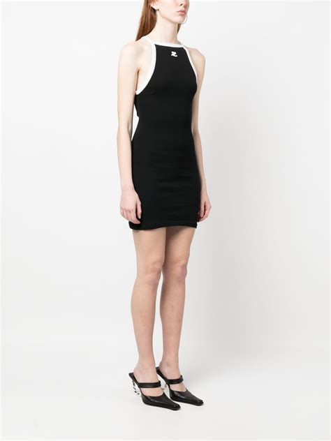 Courrèges Sleeveless Cotton Mini Dress Farfetch