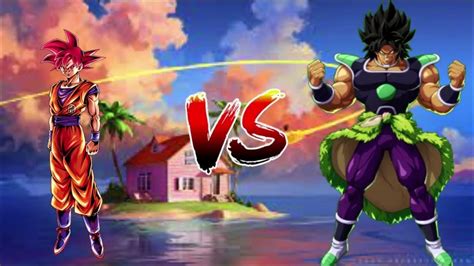 Goku Vs Broly Youtube