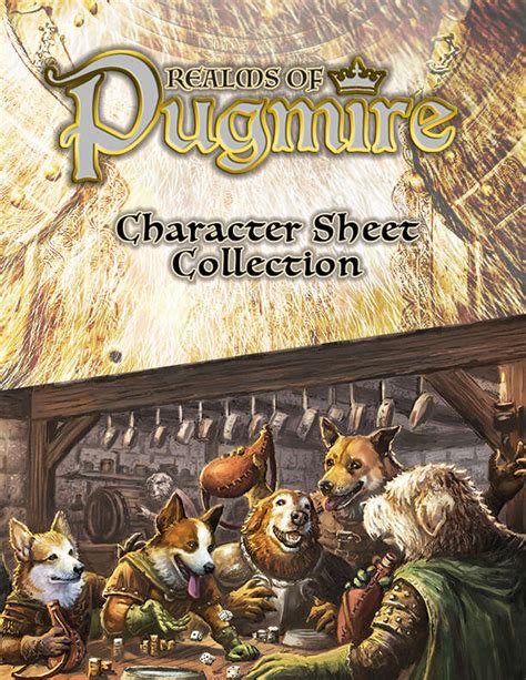 Realms Of Pugmire Character Sheet Collection Onyx Path Publishing