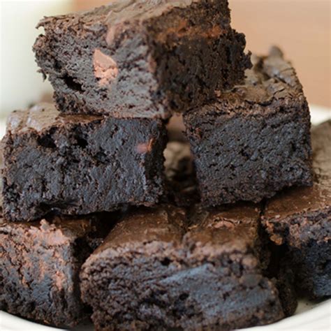 Dark Chocolate Fudge Brownies Twisted Tastes