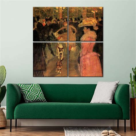 Toulouse Lautrec Dog Wall Art Painting By Chameleon Design