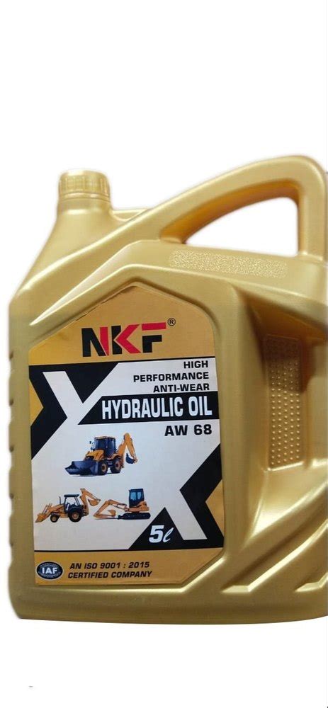 Anti Wear Heavy Vehicle NKF AW68 Hydraulic Oil Packaging Size 5 Liter