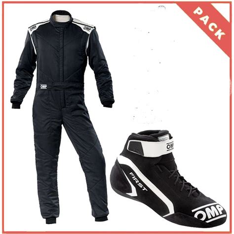 Omp First Fia Approved Racewear Package In Black Motorsport Direct