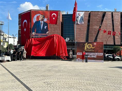 Atatürk Anıtı açıldı Medya Lokum Biga Haberleri