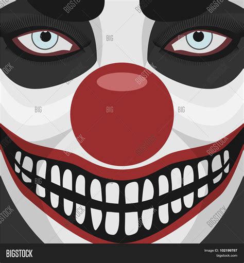 Evil Clown Smiling Vector & Photo (Free Trial) | Bigstock