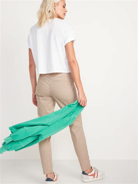 Mid Rise Skinny Everyday Khakis For Women Old Navy