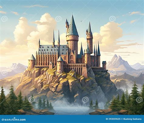 Hogwarts Castle From Harry Potter Universe Royalty-Free Stock Image ...