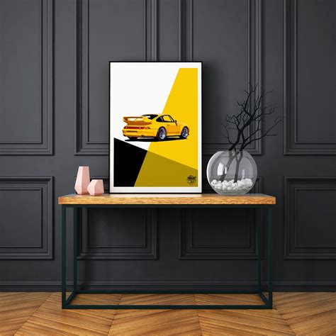 Porsche Elfen Gt Poster Wandkunst Porsche Gt Etsy De