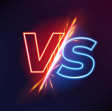 Signe Vs Ou Versus Symbole De Comp Tition Art Vectoriel Chez