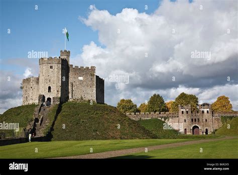 The Norman keep, Cardiff Castle, Wales Stock Photo - Alamy