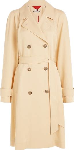 Tommy Hilfiger Double Breasted Relaxed Trench Coat Harvest Wheat • Pris