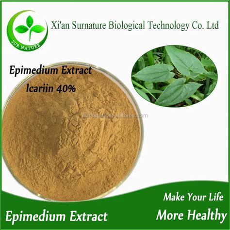 Natural Epimedium Extract Icariin Horny Goat Weed Extract