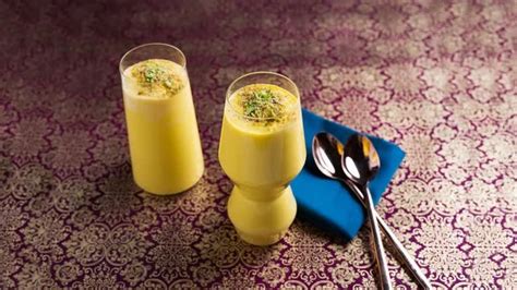 Boozy Mango And Makrut Lime Lassi Recipe