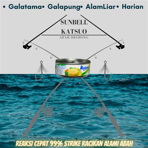 Jual Sunbel Katsuo Campuran Umpan Ikan Ikan Tuna Kaleng Shopee