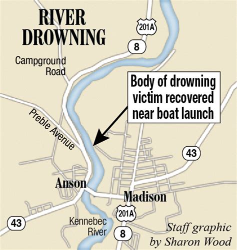 Wardens Find Body Of Anson Man Who Drowned In Kennebec River