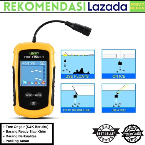 Color Berwarna Fish Finder 2 0 Inch Alat Deteksi Sonar Ikan Fish Finder