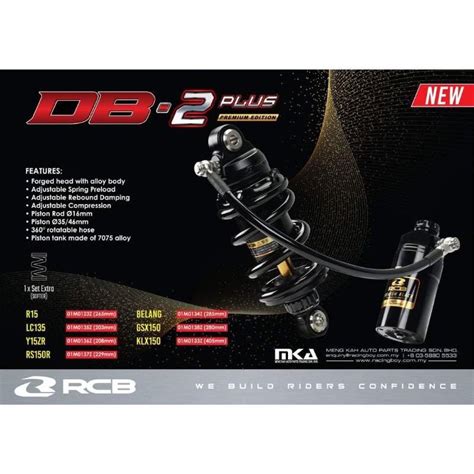 Rcb Racing Boy Monoshock Db Db Plus Line Y Y Lc Rs