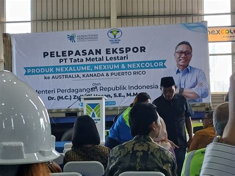 Resmi Lepas Ekspor Baja Di Purwakarta Mendag Zulhas Apresiasi Kinerja