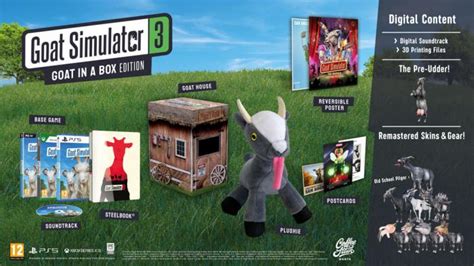 Goat Simulator 3 Las Cabras Están De Vuelta Con Una Mega Edición De Coleccionista